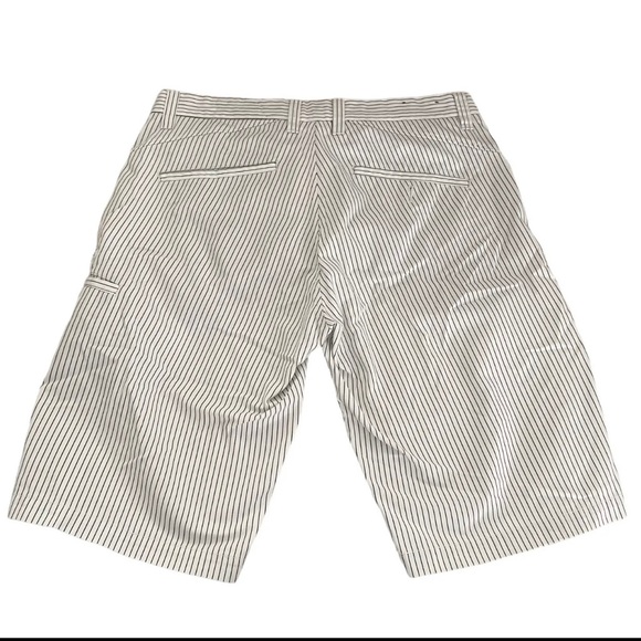 Mens Fox Racing chino board shorts sz 36 white with black stripe - Picture 8 of 8